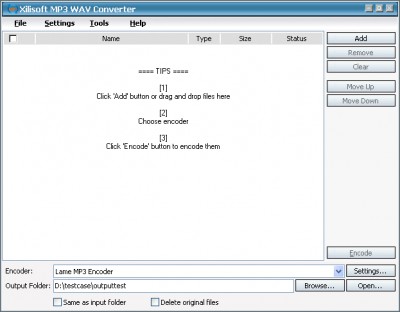 Cuteapps MP3 WAV Converter 2.2 screenshot Cuteapps MP3 WAV Converter 2.2 screenshot
