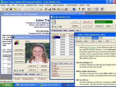 Cyber Orders Processing 6.0.2006 screenshot
