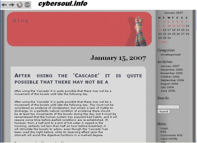 cybersoul.exe 1.0 screenshot cybersoul.exe 1.0 screenshot
