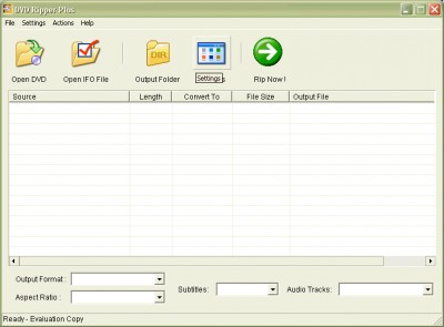 D_V_D_ Ripper_ Plus 2.3 screenshot D_V_D_ Ripper_ Plus 2.3 screenshot