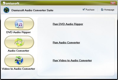Daniusoft Audio Converter Suite 1.2.32 screenshot Daniusoft Audio Converter Suite 1.2.32 screenshot