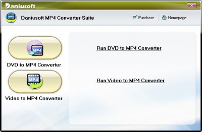 Daniusoft MP4 Converter Suite 1.2.31 screenshot Daniusoft MP4 Converter Suite 1.2.31 screenshot