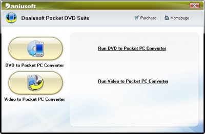 Daniusoft Pocket DVD Suite 1.2.30 screenshot