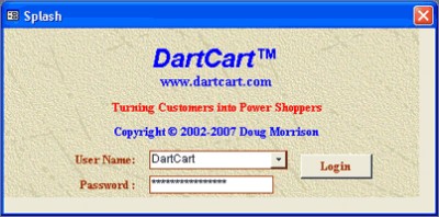 DartCart Demo Package.exe 1.1 screenshot DartCart Demo Package.exe 1.1 screenshot