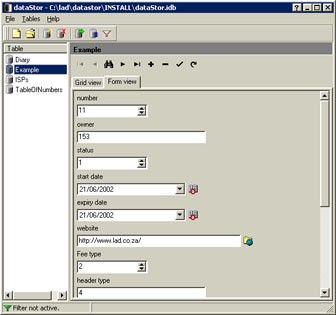 dataStor 0.3 screenshot dataStor 0.3 screenshot