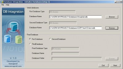 DB Integration 1.0 screenshot DB Integration 1.0 screenshot
