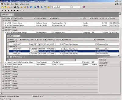 DBFOPEN (DBF Viewer and Editor) 2.10 screenshot