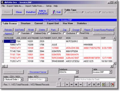 dbfUtils 2.1.2.1 screenshot dbfUtils 2.1.2.1 screenshot