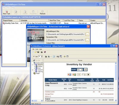 dbQwikReport OnTime Designer Pack 1.0 screenshot