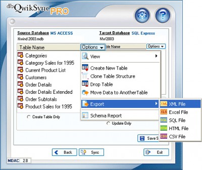 dbQwikSync2mySQL 1.0 screenshot dbQwikSync2mySQL 1.0 screenshot