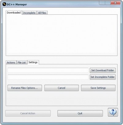 Dc++ Manager 1.7 screenshot Dc++ Manager 1.7 screenshot