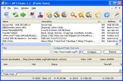 DC++ MP3 Finder 1.2 screenshot DC++ MP3 Finder 1.2 screenshot