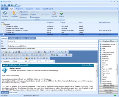 delight email Einzelbenutzer 3.0 screenshot
