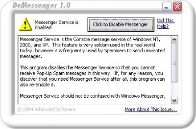 DeMessenger 1.0 screenshot DeMessenger 1.0 screenshot