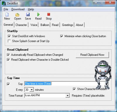 DeskBot 2.0 screenshot