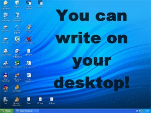 Desktop Notepad 1.3.3 screenshot