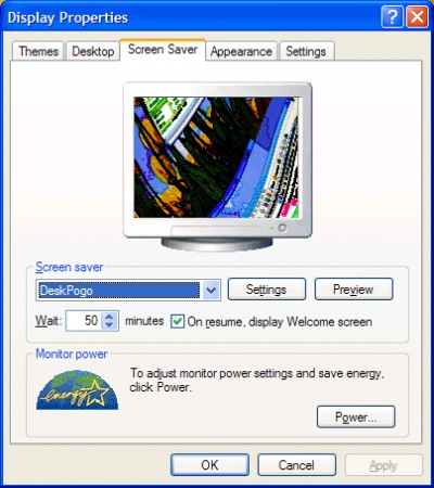 Desktop Pogo Screensaver 1.0.2.0 screenshot