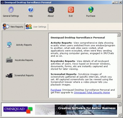 Desktop Surveillance Personal Edition 6.0.3 screenshot Desktop Surveillance Personal Edition 6.0.3 screenshot