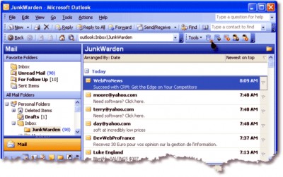 Dewqs' NMS for Outlook 4.44 screenshot Dewqs' NMS for Outlook 4.44 screenshot