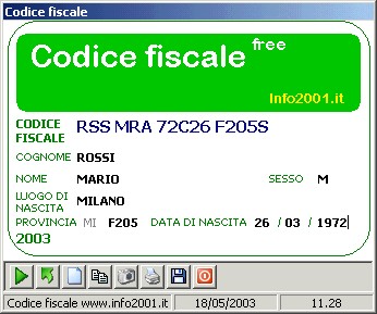 DF_CodiceFiscale 4.0.44 screenshot DF_CodiceFiscale 4.0.44 screenshot