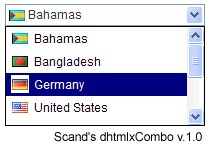 dhtmlxCombo :: Ajax Combobox 1.0 screenshot
