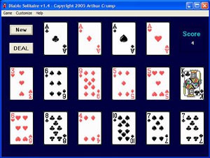 Diablo Solitaire 1.6 screenshot Diablo Solitaire 1.6 screenshot