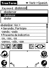 Dictionary Dutch PalmOS 2.01 screenshot