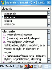 Dictionary Spanish Swedish Spanish HPC 2.7 screenshot