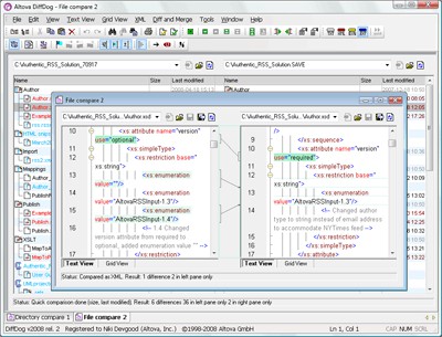 DiffDog Standard Edition 2005 screenshot