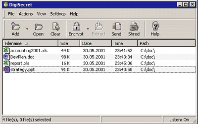 DigiSecret 2.0 screenshot
