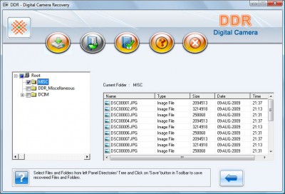 Digital Camera Data Recovery Software 2.0.1.5 screenshot Digital Camera Data Recovery Software 2.0.1.5 screenshot