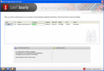 Digital Media Shredder 2007 screenshot