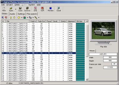 Digital Photos Screensaver Maker 2.9 screenshot