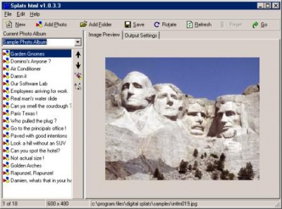 Digital Splats HTML 1.0.3.10 screenshot