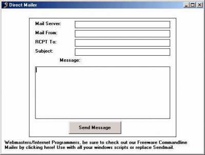 Direct E-Mailer 1.0 screenshot Direct E-Mailer 1.0 screenshot