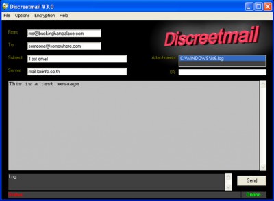 Discreetmail 3.0 screenshot Discreetmail 3.0 screenshot