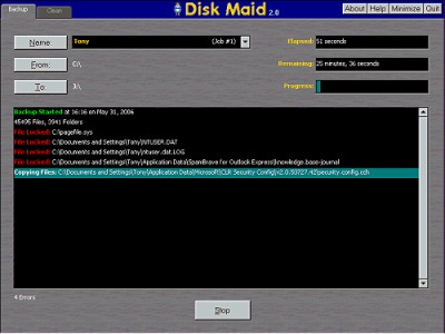 Disk Maid 2.0 screenshot Disk Maid 2.0 screenshot