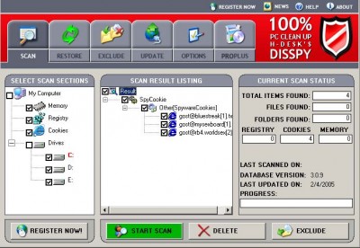Disspy Lite 3.0.0 screenshot Disspy Lite 3.0.0 screenshot