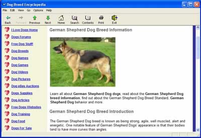 Dog Breed Encyclopedia 1.0 screenshot Dog Breed Encyclopedia 1.0 screenshot