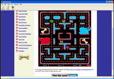 Dog Pacman 1 screenshot Dog Pacman 1 screenshot