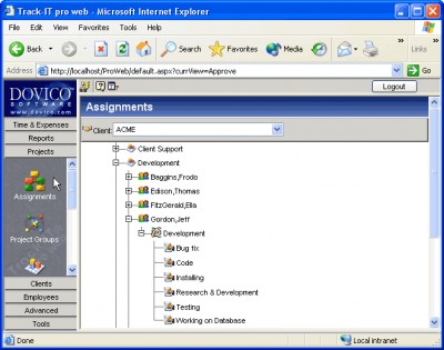 DOVICO Track-IT Suite 12.1 screenshot DOVICO Track-IT Suite 12.1 screenshot