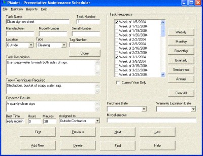Downtime Recording (MS Access XP) 2.17 screenshot Downtime Recording (MS Access XP) 2.17 screenshot