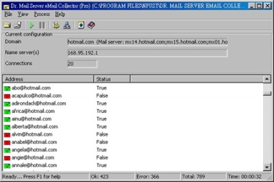 Dr. Mail Server eMail Collector pro 8.6 screenshot