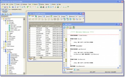 DreamCoder for Oracle Freeware 5.1 screenshot DreamCoder for Oracle Freeware 5.1 screenshot