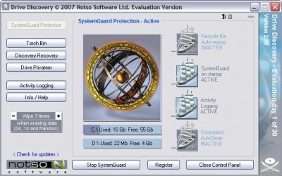Drive Discovery 2.33 screenshot Drive Discovery 2.33 screenshot