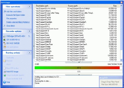 Drop2CD 1.0 screenshot