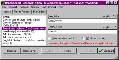 DropConvert 7.5.1 screenshot DropConvert 7.5.1 screenshot