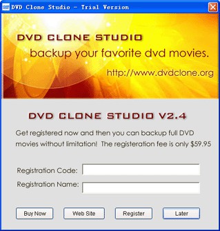 DVD Clone 2.4 screenshot DVD Clone 2.4 screenshot