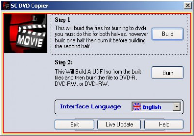 DVD Copier 3.1.0.0 screenshot