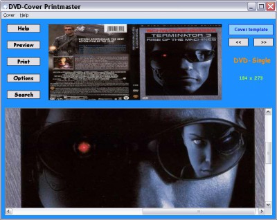 dvd cover. DVD-Cover Printmaster 1.4